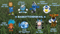 Maskottchenwahl, die Kandidaten